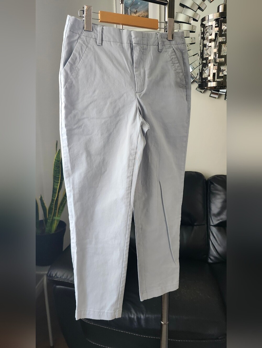 Banana Republic Light Blue Gray Chino Pants